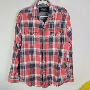 True Grit Red and‎ Blue Plaid Shirt